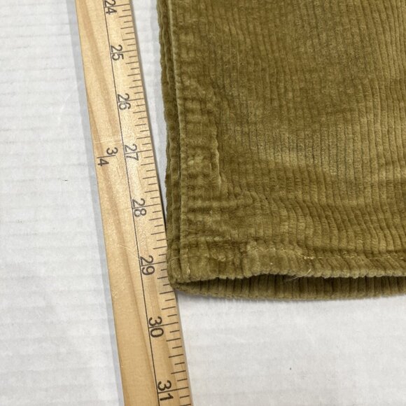 Levis Boyfriend Corduroy Pants Womens 29x30 Tan Mid Rise Relaxed Tapered Leg - Picture 5 of 12